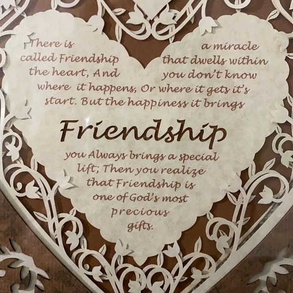 Laser Cut Friendship Heart Cindy Jacobs Limited - Picture 5 of 8